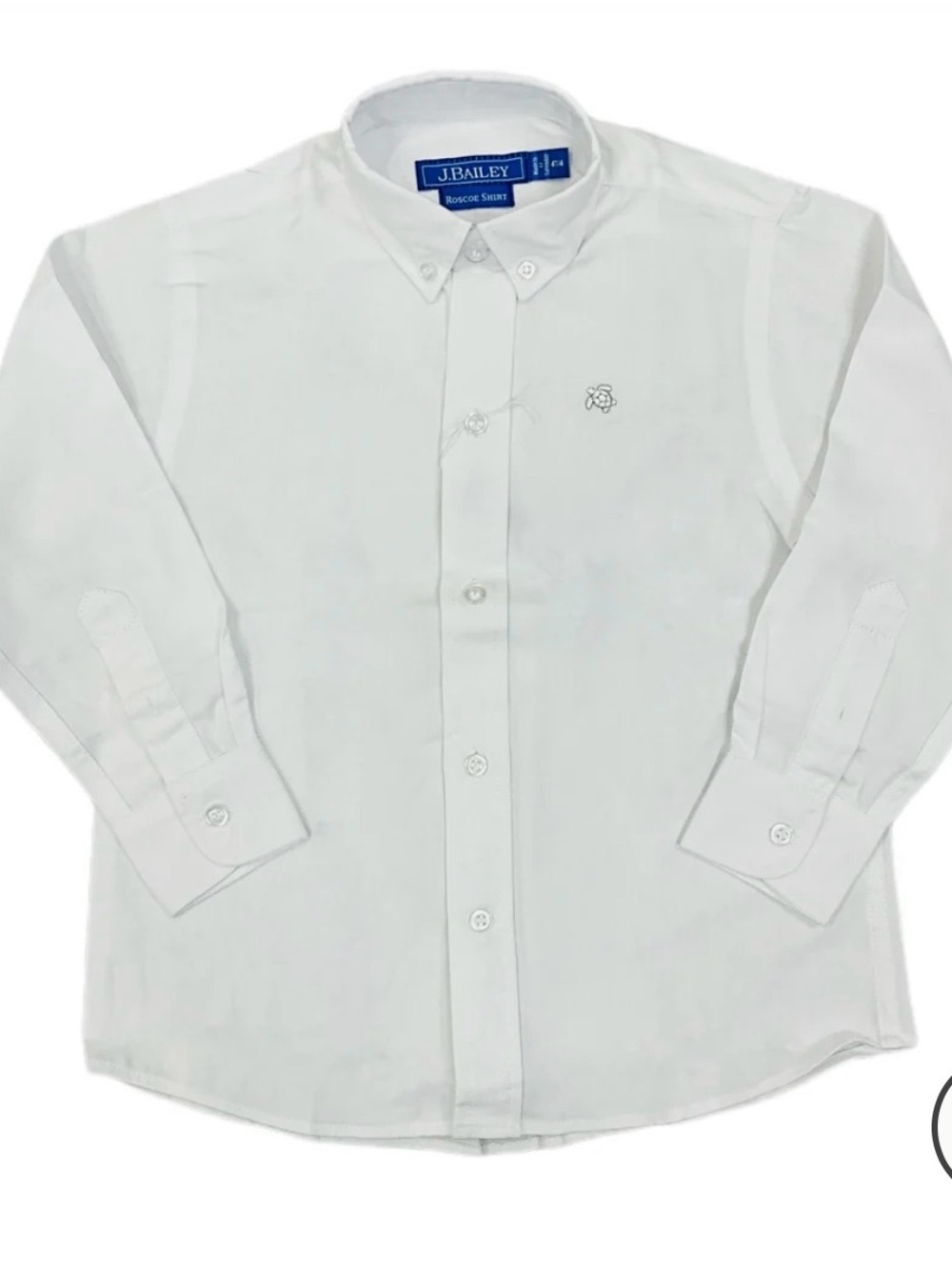 J.Bailey Roscoe White Oxford Shirt 4T